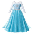 Frozen 1&2 Anna Elsa Princess Dress For Girl Birthday Party Tulle Prom Gown Kids Christmas Cosplay Snow Queen Coronation Costume