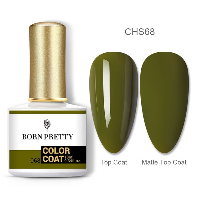 BORN PRETTY Nail Gel 120Colors 10ml Gel Nail Polish Soak Off UV LED Gel Varnish iridescent Shining Nagel Kunst Gellack