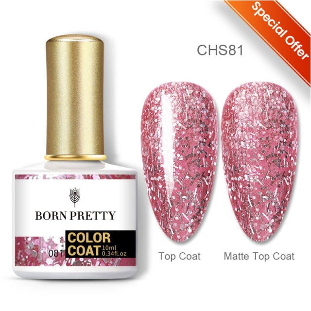 BORN PRETTY Nail Gel 120Colors 10ml Gel Nail Polish Soak Off UV LED Gel Varnish iridescent Shining Nagel Kunst Gellack