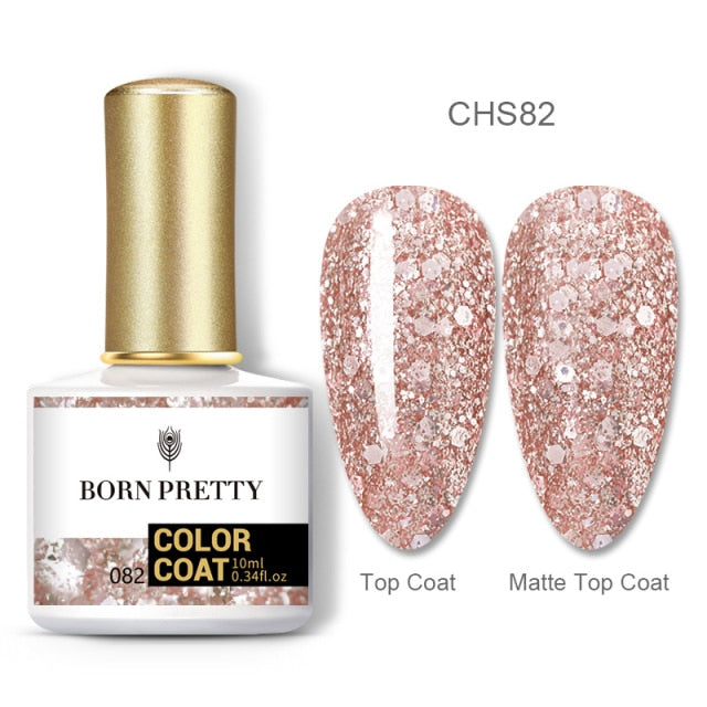 BORN PRETTY Nail Gel 120Colors 10ml Gel Nail Polish Soak Off UV LED Gel Varnish iridescent Shining Nagel Kunst Gellack