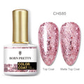 BORN PRETTY Nail Gel 120Colors 10ml Gel Nail Polish Soak Off UV LED Gel Varnish iridescent Shining Nagel Kunst Gellack