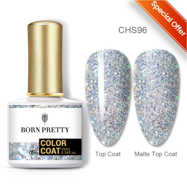 BORN PRETTY Nail Gel 120Colors 10ml Gel Nail Polish Soak Off UV LED Gel Varnish iridescent Shining Nagel Kunst Gellack