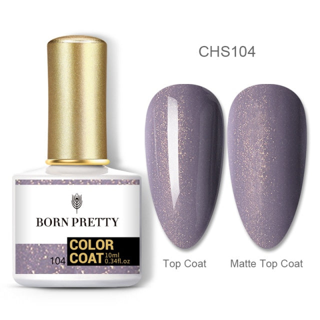 BORN PRETTY Nail Gel 120Colors 10ml Gel Nail Polish Soak Off UV LED Gel Varnish iridescent Shining Nagel Kunst Gellack