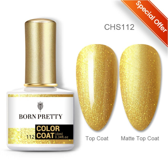 BORN PRETTY Nail Gel 120Colors 10ml Gel Nail Polish Soak Off UV LED Gel Varnish iridescent Shining Nagel Kunst Gellack
