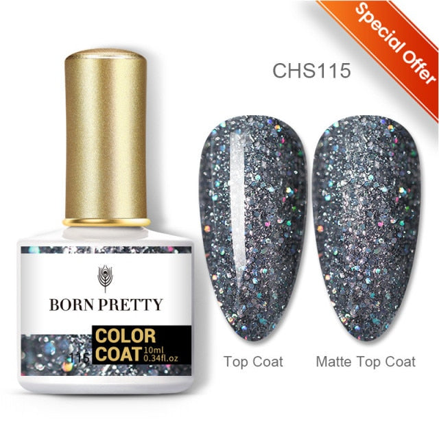 BORN PRETTY Nail Gel 120Colors 10ml Gel Nail Polish Soak Off UV LED Gel Varnish iridescent Shining Nagel Kunst Gellack