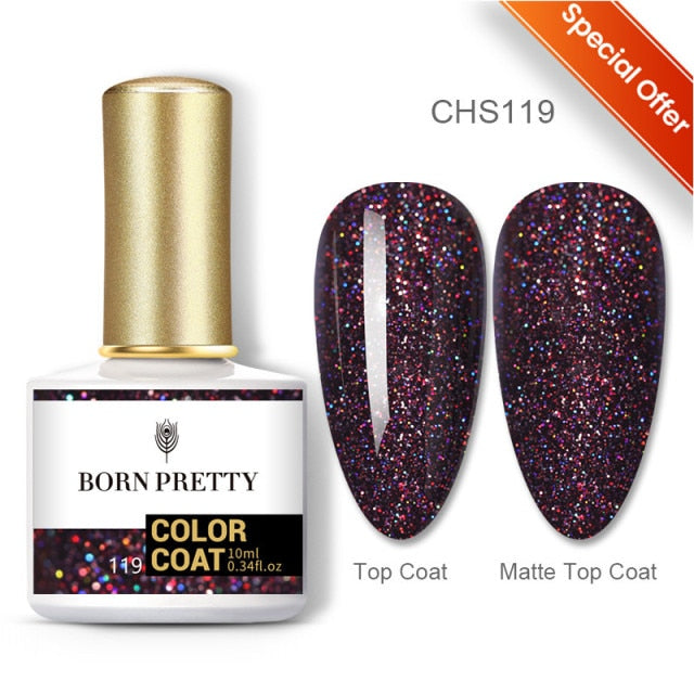 BORN PRETTY Nail Gel 120Colors 10ml Gel Nail Polish Soak Off UV LED Gel Varnish iridescent Shining Nagel Kunst Gellack