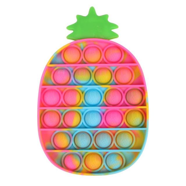 Squeeze Toy Rainbow Fidget Toys Push Bubble Sensory For Autism Needs Anti-stress Game Stress Relief Squishy
