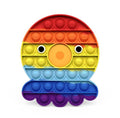 Squeeze Toy Rainbow Fidget Toys Push Bubble Sensory For Autism Needs Anti-stress Game Stress Relief Squishy