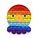 Squeeze Toy Rainbow Fidget Toys Push Bubble Sensory For Autism Needs Anti-stress Game Stress Relief Squishy