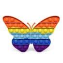 Squeeze Toy Rainbow Fidget Toys Push Bubble Sensory For Autism Needs Anti-stress Game Stress Relief Squishy