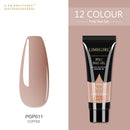 Limegirl 15ml Poly Nail Gel Glitter Building Nail Gel For Manicure Nail Art Design Luminous Polygels Extension Nail Gel For Nail