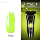 Limegirl 15ml Poly Nail Gel Glitter Building Nail Gel For Manicure Nail Art Design Luminous Polygels Extension Nail Gel For Nail