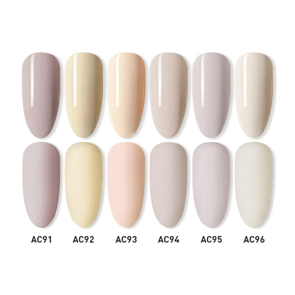 Beautilux Gel Nail Polish Lot Soak Off UV LED Semi Permanent Nails Gels Kit Lacquer Nail Art Design Varnish Wholesale Set of 6