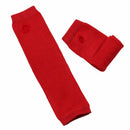 Elbow Length Fingerless Gloves Arm Sleeve Warmer Rainbow Colored Striped Knitted Sunscreen Halloween Costume Fingerless Mittens