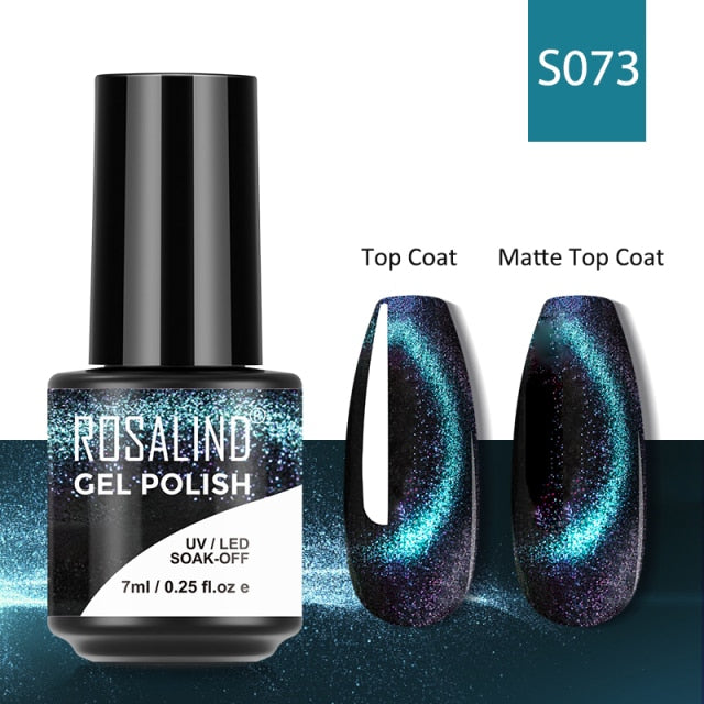 ROSALIND 7ML Gel Nail Polish Colorful Glitter UV Nail Gel Vernis Semi Permanent Gel For Manicure Soak off Varnishes Nail Art