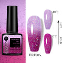 UR SUGAR 7.5ml Thermal 3-layers Color Changing UV Gel Polish sparkle Glitter Nail Gel Polish Soak Off Nail Art Gel Varnishes