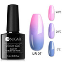 UR SUGAR 7.5ml Thermal 3-layers Color Changing UV Gel Polish sparkle Glitter Nail Gel Polish Soak Off Nail Art Gel Varnishes