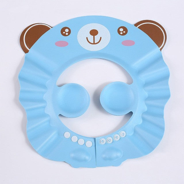 Baby Shower Cap Adjustable Hair Wash Hat for Newborn Infant Ear Protection Safe Children Kids Shampoo Shield Bath Head Cover