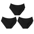 High Quality Women's Seamless Panties Solid Ultra-thin Underwear Women's Sexy Low-Rise Ruffles Briefs Lingerie Underpants New