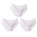 High Quality Women's Seamless Panties Solid Ultra-thin Underwear Women's Sexy Low-Rise Ruffles Briefs Lingerie Underpants New