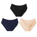 High Quality Women's Seamless Panties Solid Ultra-thin Underwear Women's Sexy Low-Rise Ruffles Briefs Lingerie Underpants New