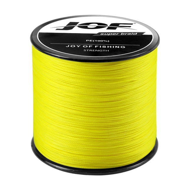 JOF Braid Fishing line 300M 500M 1000M 4 Strands Multifilament Fishing Wire Carp Fishing 10-82lb