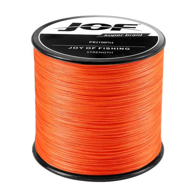 JOF Braid Fishing line 300M 500M 1000M 4 Strands Multifilament Fishing Wire Carp Fishing 10-82lb