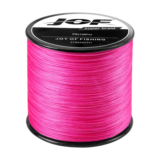 JOF Braid Fishing line 300M 500M 1000M 4 Strands Multifilament Fishing Wire Carp Fishing 10-82lb