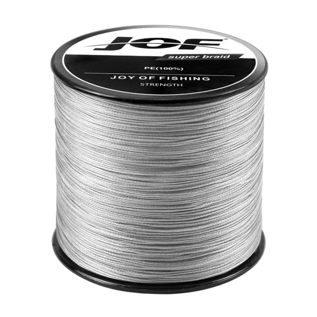 JOF Braid Fishing line 300M 500M 1000M 4 Strands Multifilament Fishing Wire Carp Fishing 10-82lb