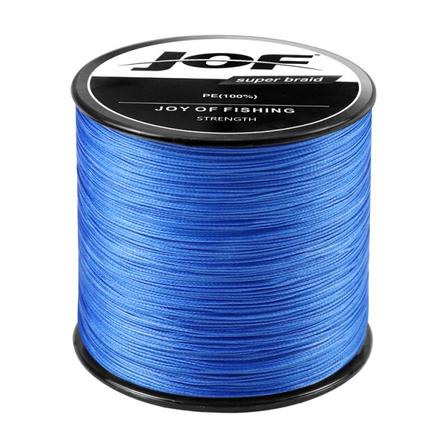 JOF Braid Fishing line 300M 500M 1000M 4 Strands Multifilament Fishing Wire Carp Fishing 10-82lb