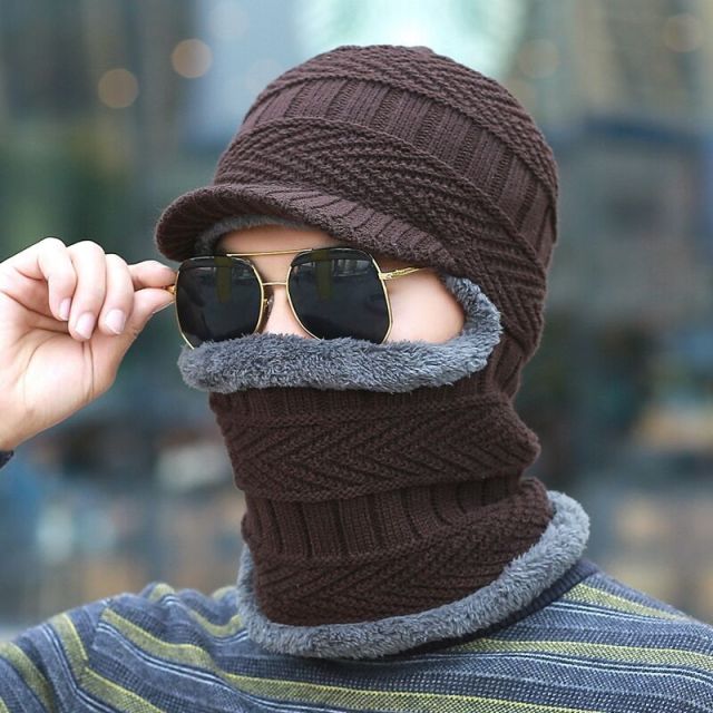 Winter Hat Skullies Beanies Hats Winter Beanies For Men Women Wool Scarf Caps Balaclava Mask Gorras Bonnet Knitted Hat