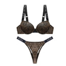 Fashion Women Underwear Push Up Bra Letter Rhinestone Secret Soft Bralette for Female Sex Lingerie UnderWire Adjusted Black Pink