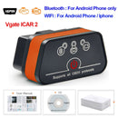 Vgate iCar2 obd2 bluetooth scanner ELM327 V2.1 obd 2 wifi icar 2 car tools elm 327 for android/PC/IOS code reader free shipping