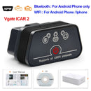 Vgate iCar2 obd2 bluetooth scanner ELM327 V2.1 obd 2 wifi icar 2 car tools elm 327 for android/PC/IOS code reader free shipping