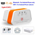 Vgate iCar2 obd2 bluetooth scanner ELM327 V2.1 obd 2 wifi icar 2 car tools elm 327 for android/PC/IOS code reader free shipping