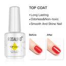 ROSALIND 15ML Base Top Matt Coat For Nail Gel Polish Soak Off Primer Magic Remover Builde Lacquer Gel Nail Art Salon Manicure