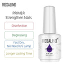 ROSALIND 15ML Base Top Matt Coat For Nail Gel Polish Soak Off Primer Magic Remover Builde Lacquer Gel Nail Art Salon Manicure