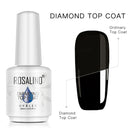 ROSALIND 15ML Base Top Matt Coat For Nail Gel Polish Soak Off Primer Magic Remover Builde Lacquer Gel Nail Art Salon Manicure