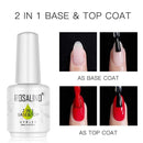 ROSALIND 15ML Base Top Matt Coat For Nail Gel Polish Soak Off Primer Magic Remover Builde Lacquer Gel Nail Art Salon Manicure