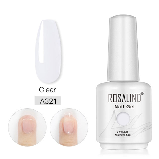 ROSALIND 15ML Base Top Matt Coat For Nail Gel Polish Soak Off Primer Magic Remover Builde Lacquer Gel Nail Art Salon Manicure