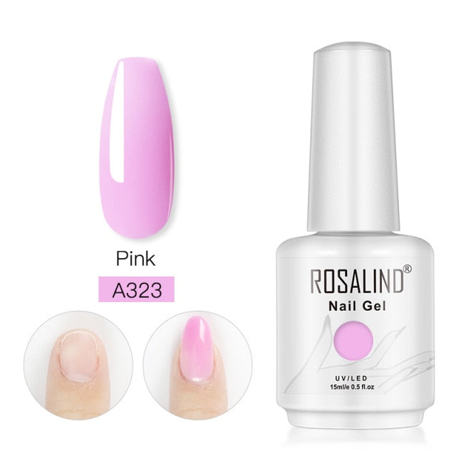 ROSALIND 15ML Base Top Matt Coat For Nail Gel Polish Soak Off Primer Magic Remover Builde Lacquer Gel Nail Art Salon Manicure