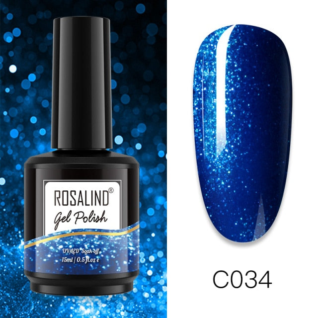 ROSALIND 15ML Base Top Matt Coat For Nail Gel Polish Soak Off Primer Magic Remover Builde Lacquer Gel Nail Art Salon Manicure