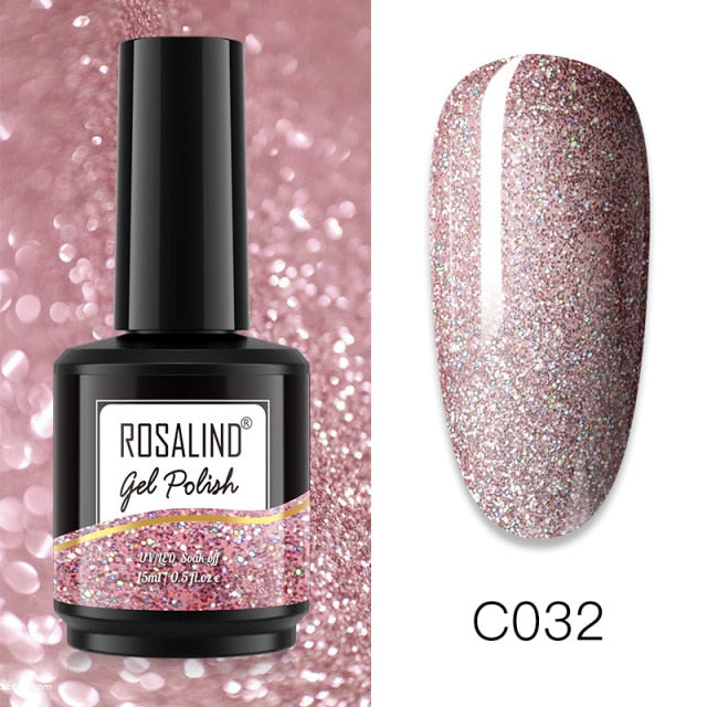 ROSALIND 15ML Base Top Matt Coat For Nail Gel Polish Soak Off Primer Magic Remover Builde Lacquer Gel Nail Art Salon Manicure