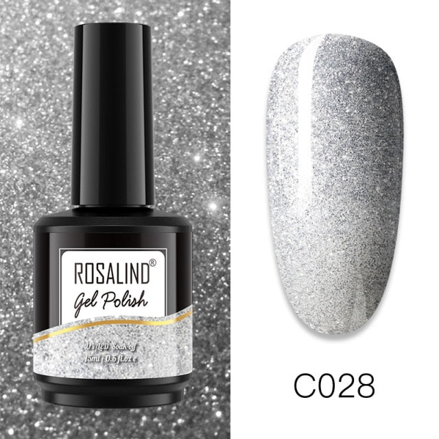 ROSALIND 15ML Base Top Matt Coat For Nail Gel Polish Soak Off Primer Magic Remover Builde Lacquer Gel Nail Art Salon Manicure