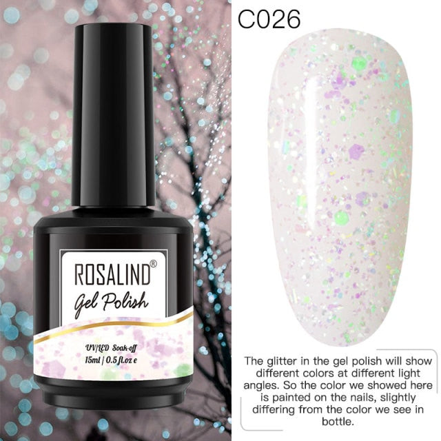 ROSALIND 15ML Base Top Matt Coat For Nail Gel Polish Soak Off Primer Magic Remover Builde Lacquer Gel Nail Art Salon Manicure