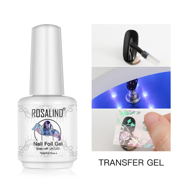 ROSALIND 15ML Base Top Matt Coat For Nail Gel Polish Soak Off Primer Magic Remover Builde Lacquer Gel Nail Art Salon Manicure