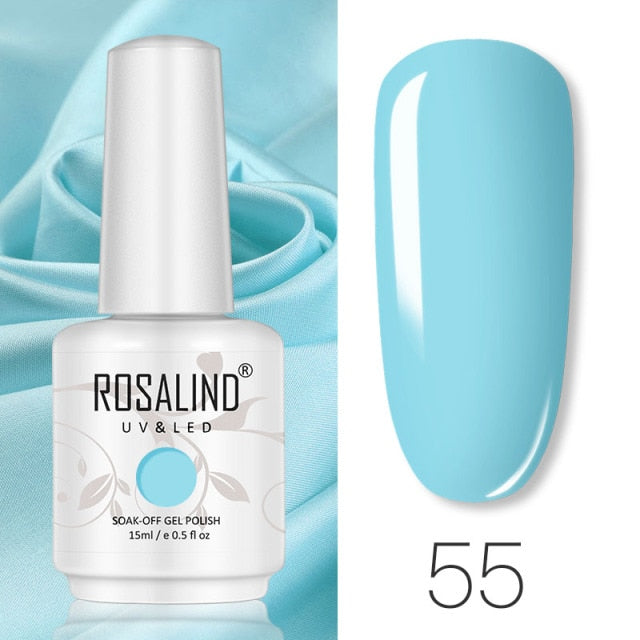 ROSALIND 15ML Base Top Matt Coat For Nail Gel Polish Soak Off Primer Magic Remover Builde Lacquer Gel Nail Art Salon Manicure