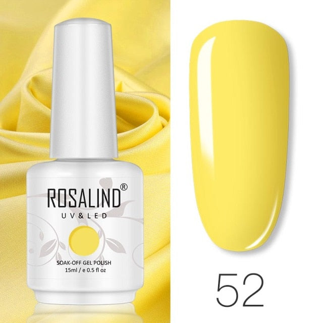 ROSALIND 15ML Base Top Matt Coat For Nail Gel Polish Soak Off Primer Magic Remover Builde Lacquer Gel Nail Art Salon Manicure