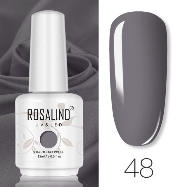 ROSALIND 15ML Base Top Matt Coat For Nail Gel Polish Soak Off Primer Magic Remover Builde Lacquer Gel Nail Art Salon Manicure