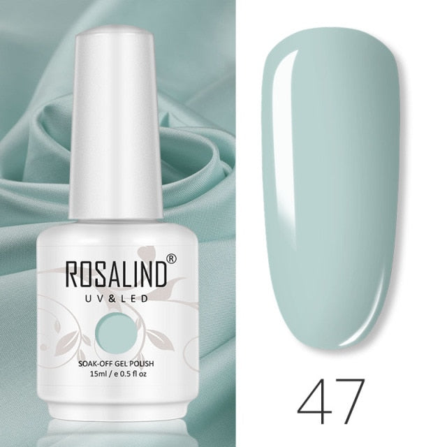 ROSALIND 15ML Base Top Matt Coat For Nail Gel Polish Soak Off Primer Magic Remover Builde Lacquer Gel Nail Art Salon Manicure
